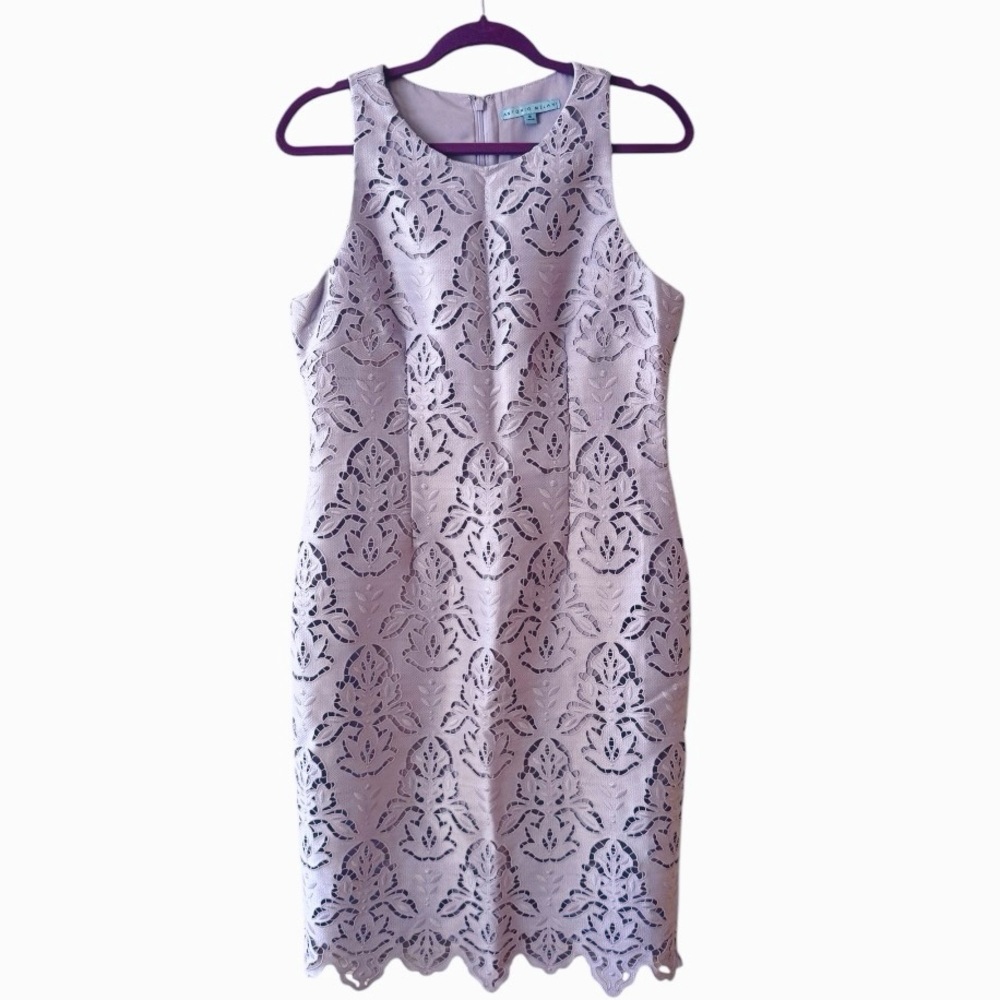 Antonio Melani Maya Sheath Dress in Orchid Petal Size 8